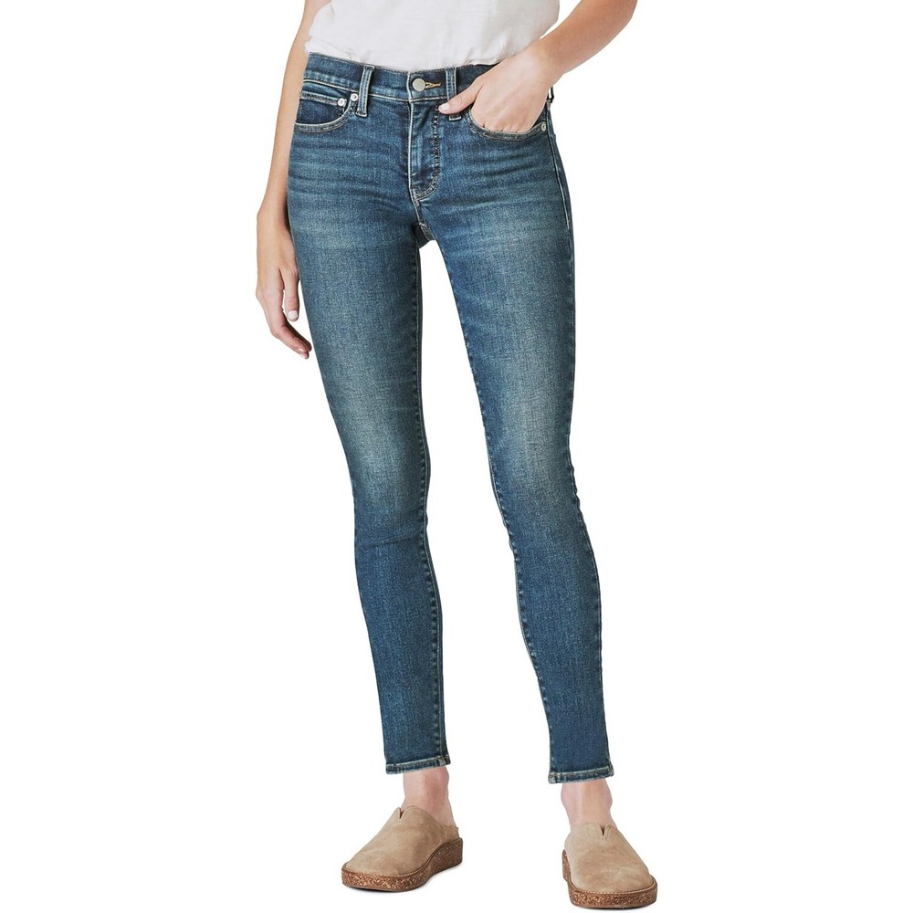 Lucky Brand Women's Mid‎ Rise Ava Skinny Jean, Lyell, 27/33